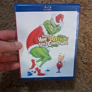 Dr seuss how the Grinch Stole christmas Blu-ray with Blue Case